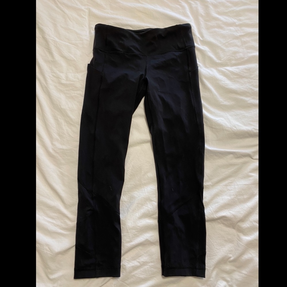 Lululemon Cropped Black Leggings